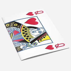 view The Queen of Hearts A6 Notebook details