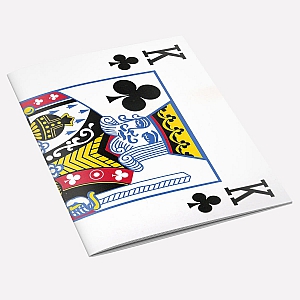 The King of Clubs A6 Notebook